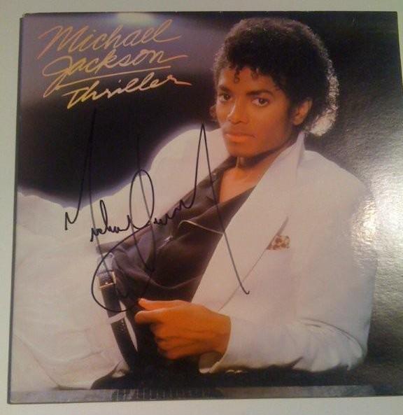 MICHAEL JACKSON AUTOGRAPHED ALBUM | Trish Hessey Autographs